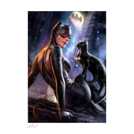 DC Comics Art Print Catwoman: Girl's Best Friend 41 x 61 cm - nezarámovaný